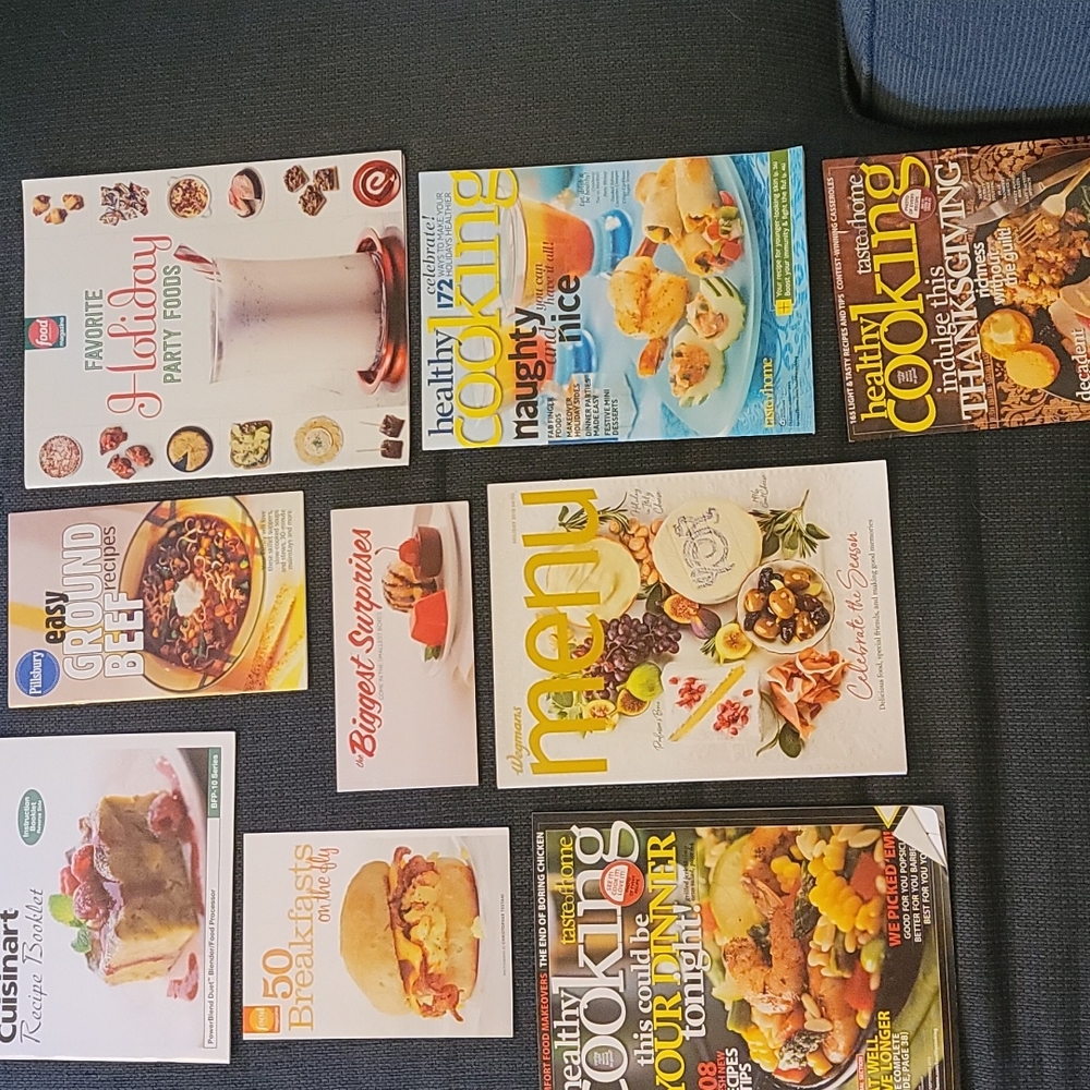 Lots of cook books